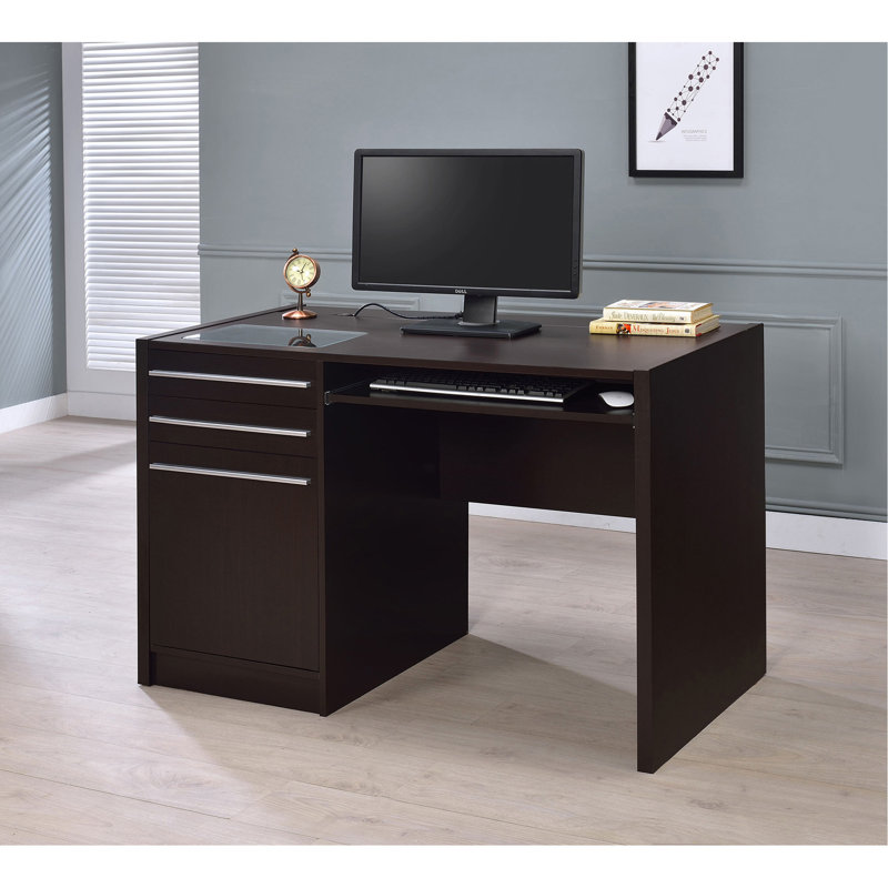 Maxim Cappuccino 2-drawer Computer Desk