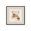 «Cupcake Quartet on Stripes» par Sue Schlabach, reproduction d'art-131110224-131110225-131110227