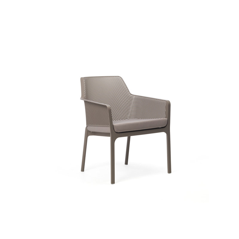 Net Outdoor Lounge Chair, Dove