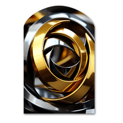 Chevalier - Abstract Spirals Arch Shape Assymterical Wall Art