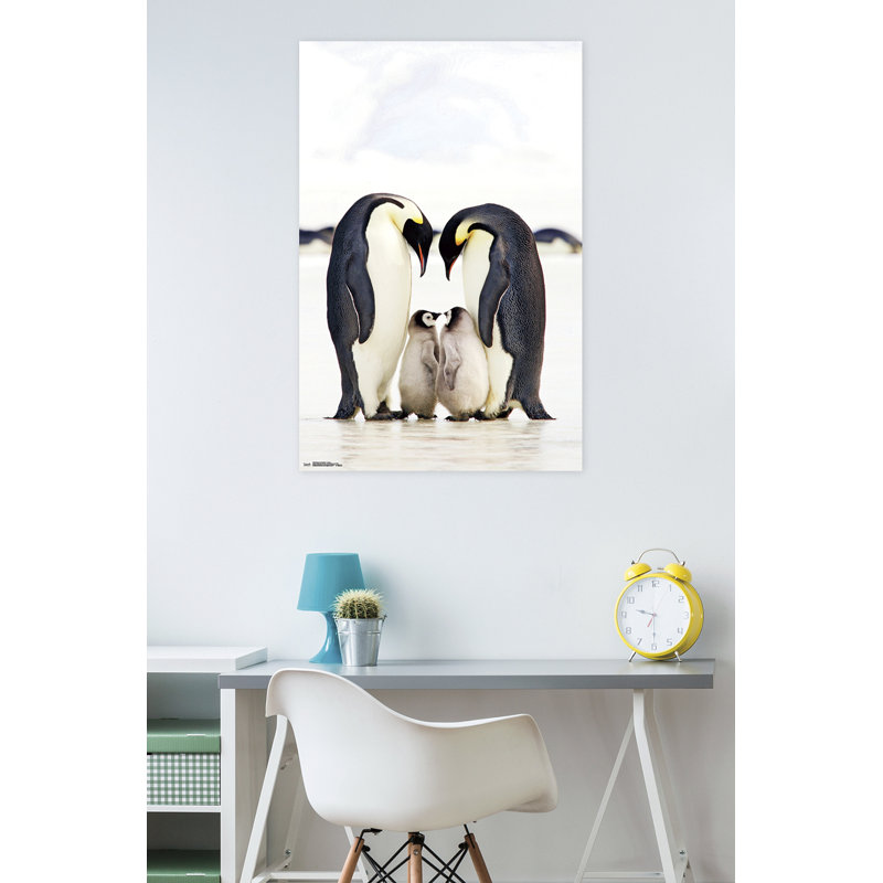 Penguins empereur-impression sur papier
