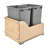 Rev-A-Shelf Pullout Trash Can with Soft-close Slides-65714261-65714260-88472280