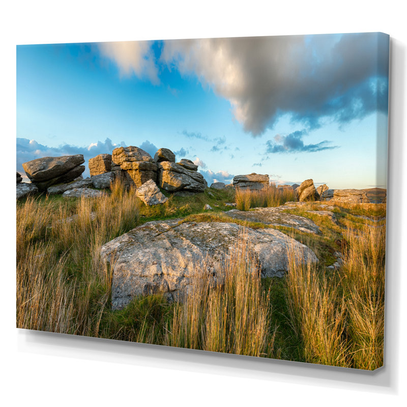 Shrublands on Arkansas Desert sur toile, H 16 po x l 32 po x P 1 po, Toile tendue