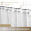 Rideau de douche Boho, rideau de douche en tissu tissé 72 x 72-711185768