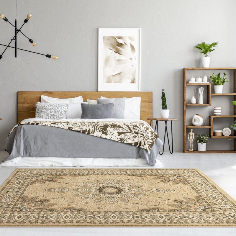 Tapis oriental à motif floral Luxe Weavers, Rectangle 8 pi x 10 pi
