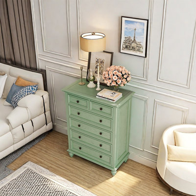 Armoire de rangement polyvalente avec tiroirs profonds