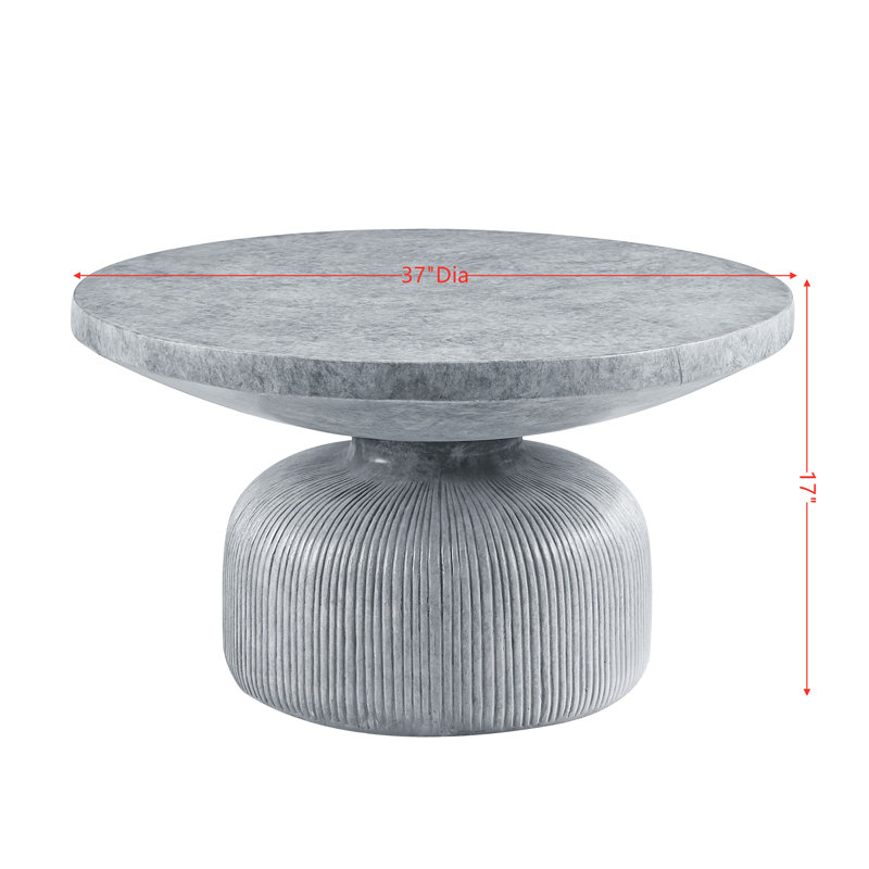 Laddie Pedestal Coffee Table,center table,coffe table