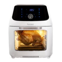 Innoteck Kitchen Pro 8L Dual Basket Air Fryer - Digital LED Display with 8  Pre-Set Cooking Programs - Air Frying, Roast, Dehydrate, Bake, & Reheat 