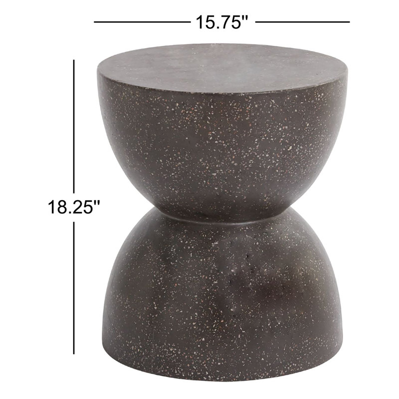 Round Concrete Outdoor , 15.75'' in. W 15.75'' in. D