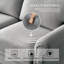 Canapés modulaires pour le salon | Moderne 1 + 2 + 3 avec rangement | Structure en bois massif | Gris anthracite | Gris | Tissu