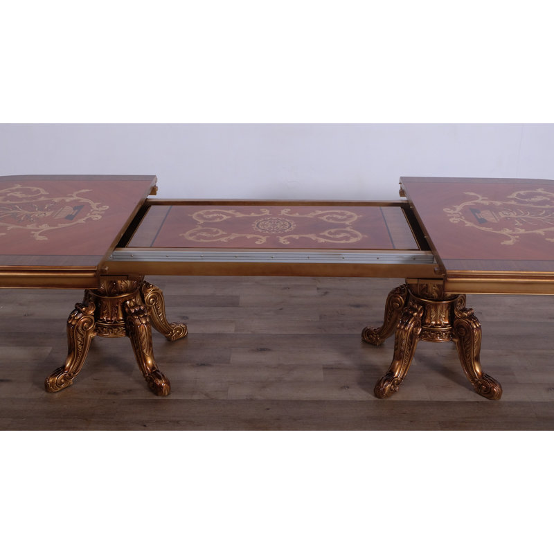 Maggiolini 9 - Piece Extendable Dining Set, Red