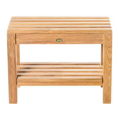 Banc de douche en teck