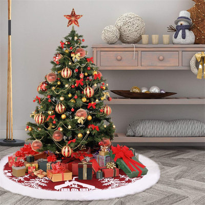 Temperence Faux Fur Tree Skirt