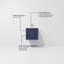 Ensemble de meuble-lavabo simple 24 po avec plateau et miroir Geneva-112901619-112901618