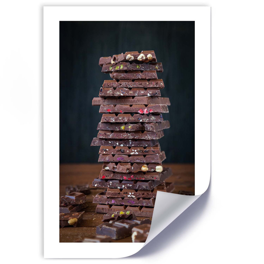 Fotodruck Turm aus Dessertschokolade