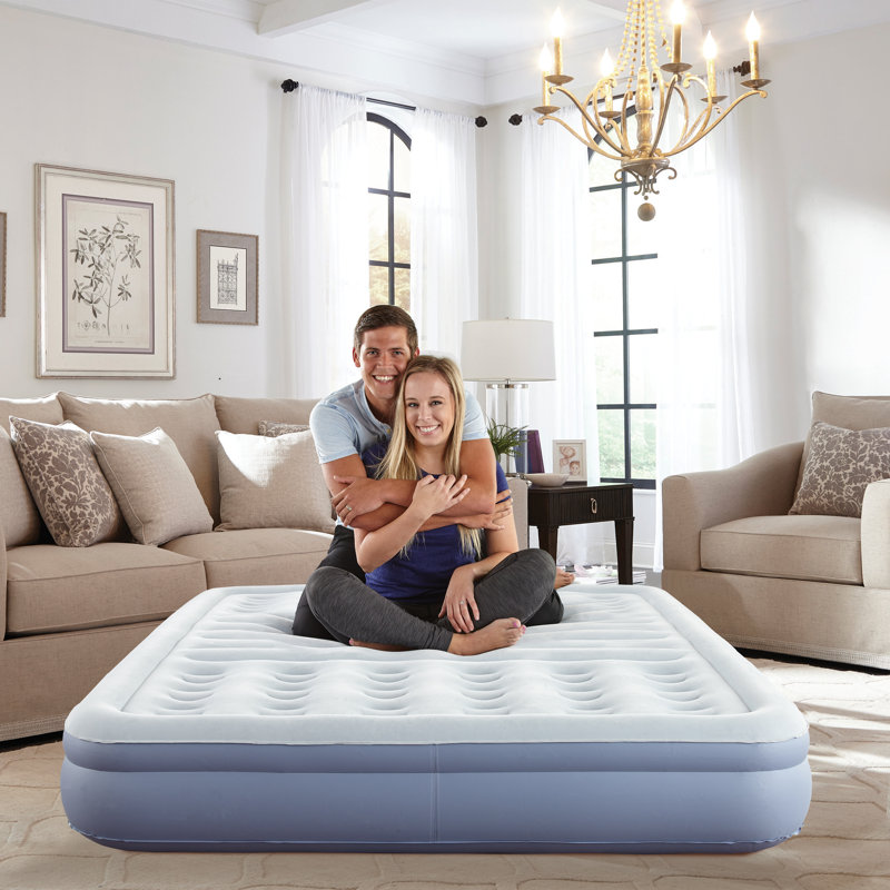 Lumbar Lift  12" Inflatable Air Mattress with Electric Pump