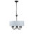 5 - Light Dimmable Drum Chandelier-645327505