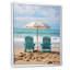 «Beach Chairs Scenery III - Coastal Beach», art mural sur toile-460985218-460985224