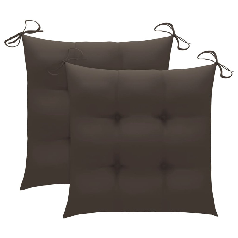 Chaise de patio avec coussin Sharad, Noir