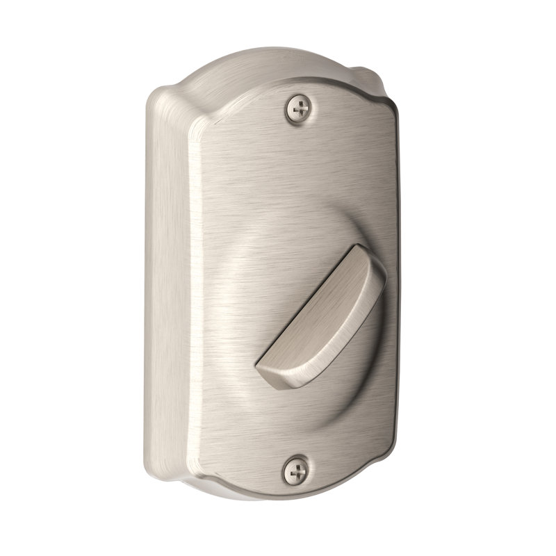 Schlage Keypad Deadbolt with Camelot Trim, Satin Nickel, Yes