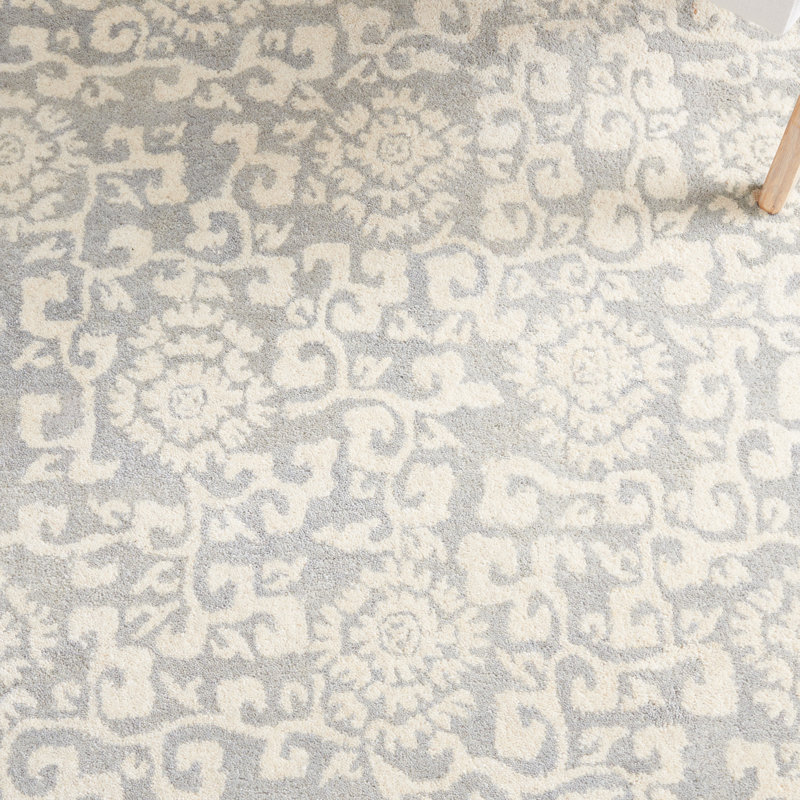 Antiquity Hand Tufted Wool Oriental Rug, Square 6'