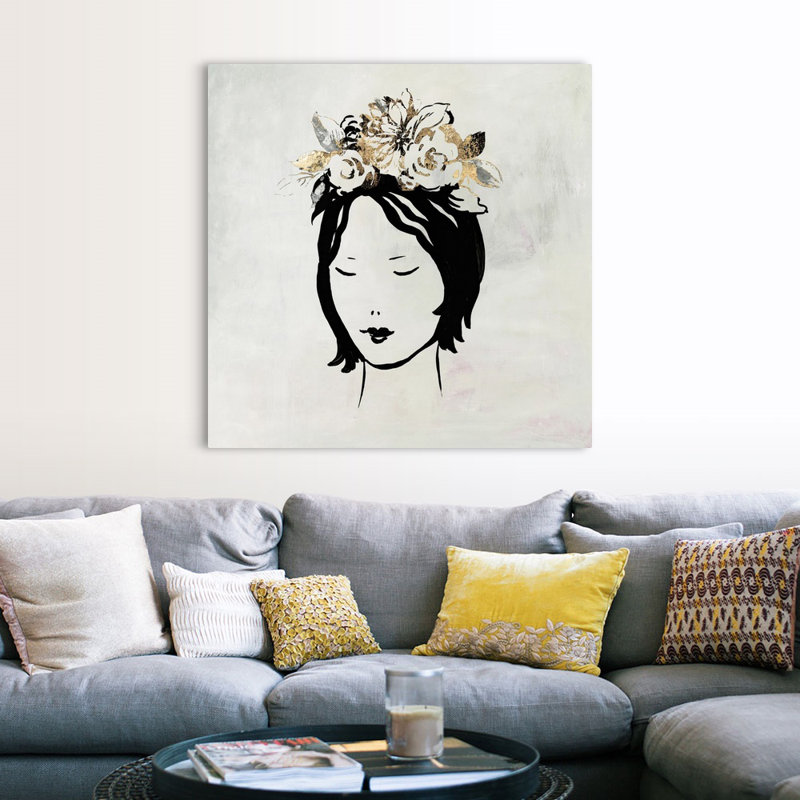 Reproduction d’art sur toile « féminin II » par Aimee Wilson, H 48 po x l 48 po x P 1,25 po, Toile tendue