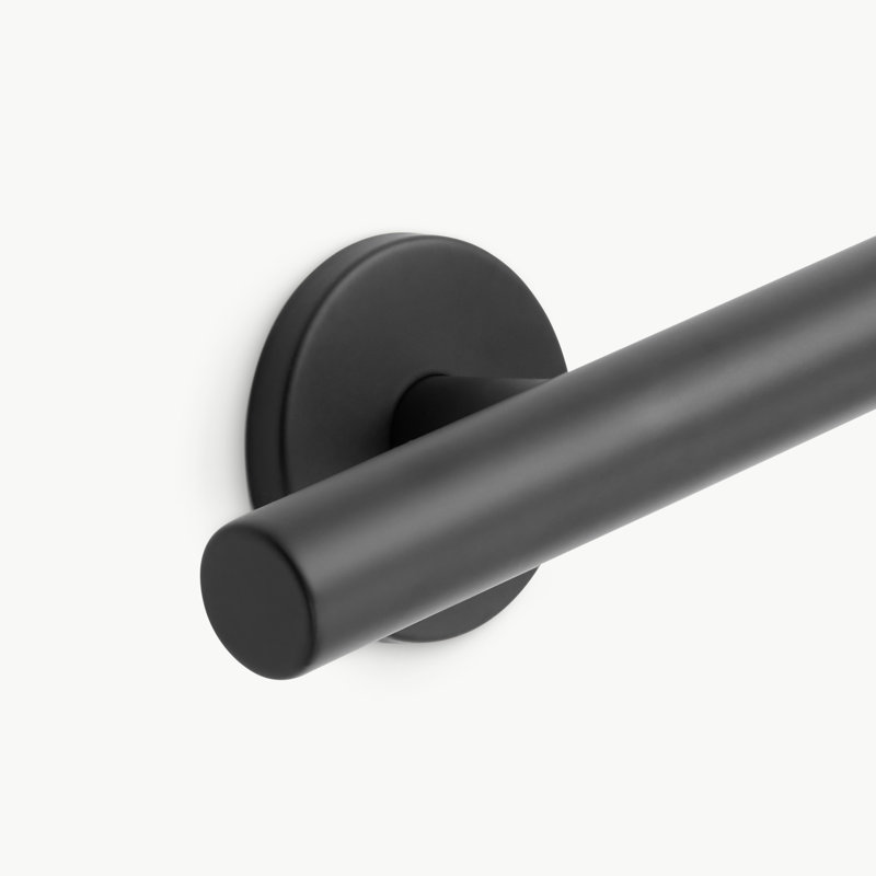 Barre d'appui Biscayne noir mat 36 po, 36 po