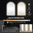 Estartit Aluminium Arch Wall Mirror-870953439