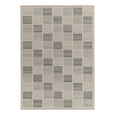 Hand Woven Kilim Wool Geometric Area Rug
