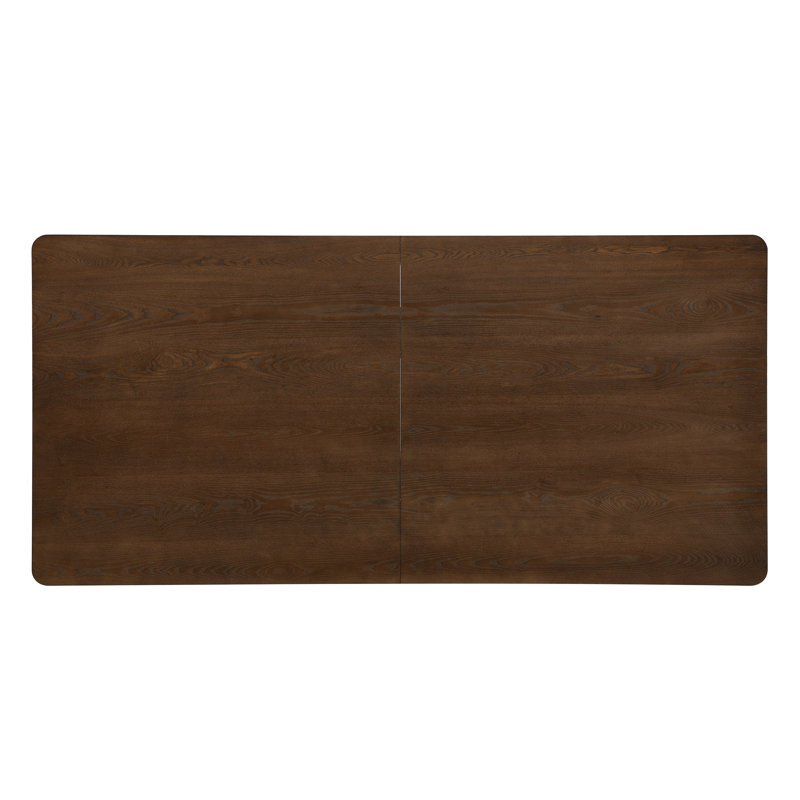 84" Rectangular Dining Table (2 Cartons Packing)-Walnut, Walnut