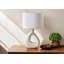 Lighting, 23 po, lampe de table, résine, abat-jour, contemporain, moderne-1493571172-1493571173