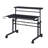 Techni Mobili Rolling Writing Desk With Height Adjustable Desktop And Moveable Shelf-111986960