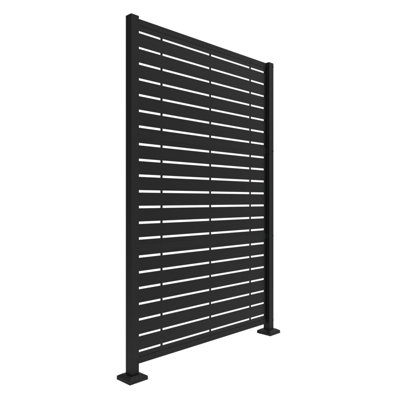 Decorative Screen Panel Frame Kit with 2 ft. x 4 ft. Boardwalk