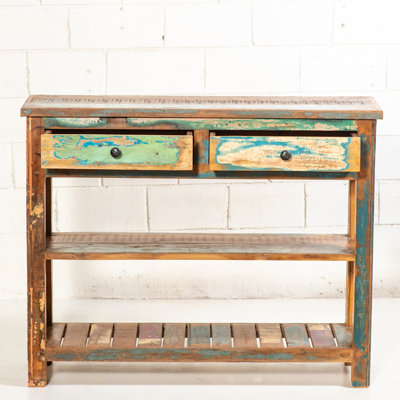 Ranjit 100cm Solid Wood Console Table
