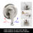 Pressure-Balanced (Temperature Control Only) All-In-One Kit with Rough in-Valve-92434672