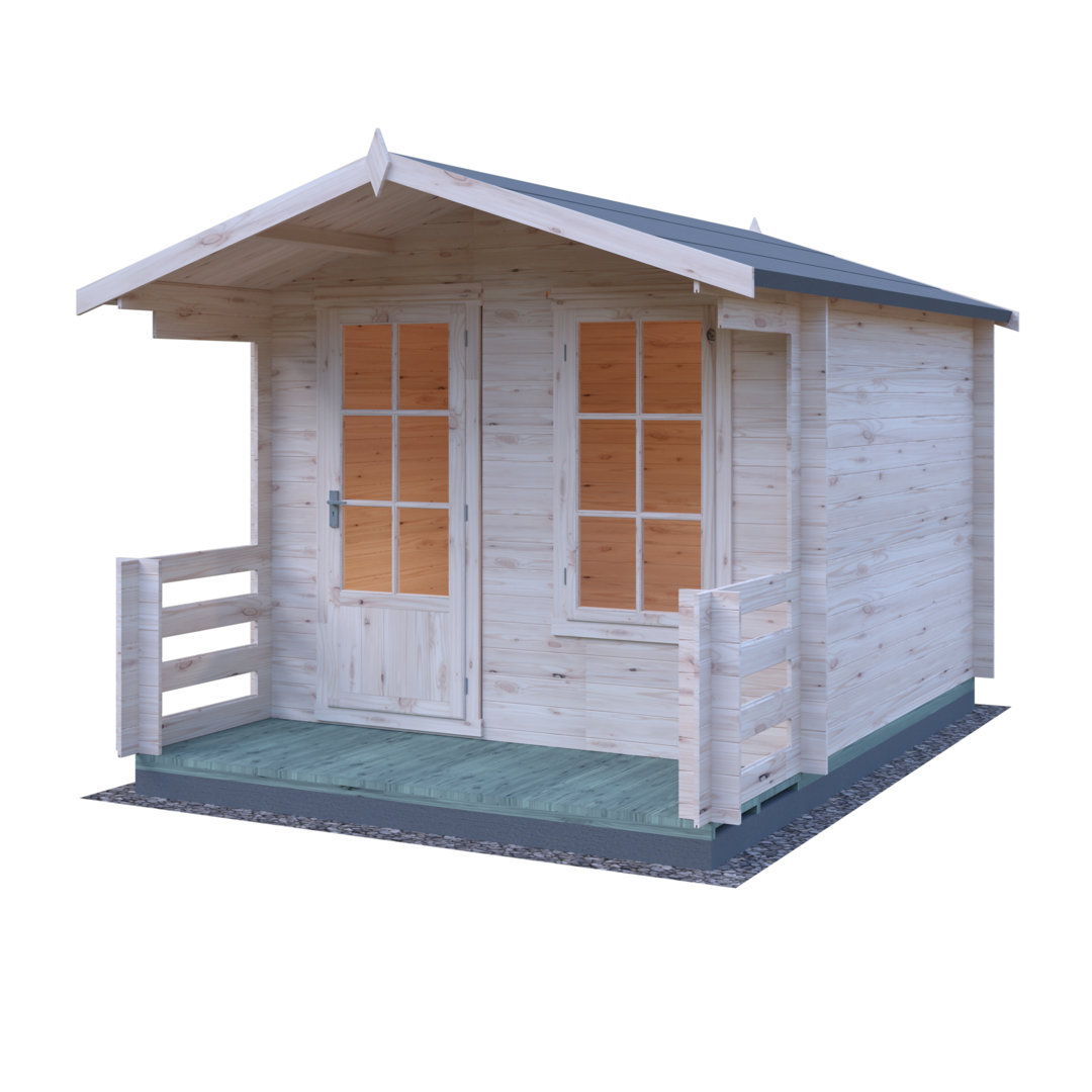 Pinsca 9 x 12 Ft. Tongue & Groove Log Cabin