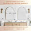 Miroir de salle de bain Hafsa Cadre en acier inoxydable-1591519974-1591519968