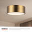 Plafonnier encastré cylindrique 2 lumières Mossy-66310626