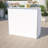 Bukowski 4' Folding Portable Event Bar with Top and Middle Shelves-25021604