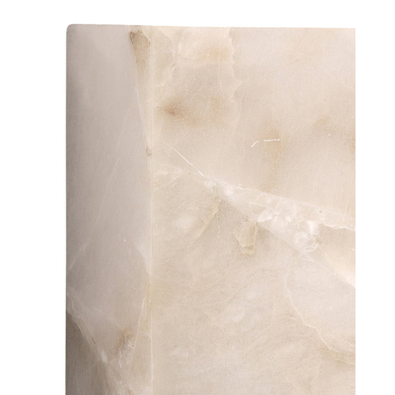 Plafonnier encastré hexagonal 1 lumière Susannah, Blanc