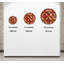 Horloge murale en verre trempé brun, horloge de style rétro, horloge d'art abstrait moderne, Mid Century-730208260-730208259