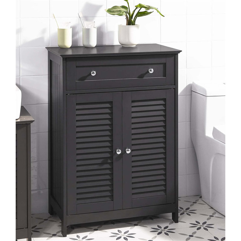 Compact Bathroom Cabinet Bathroom Cabinet, Black