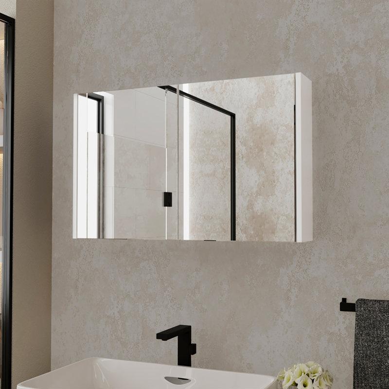 Pharmacie Mansfield, salle de bain, blanc, Blanc