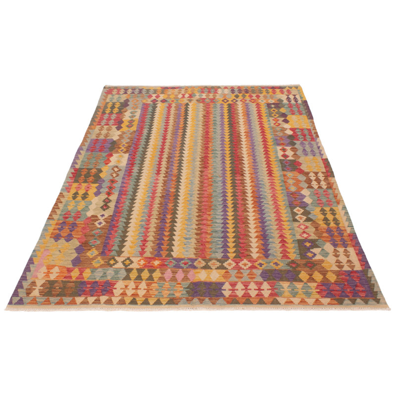 Tapis unique en laine nouvel âge 6 pi 8 po x 9 pi 9 po