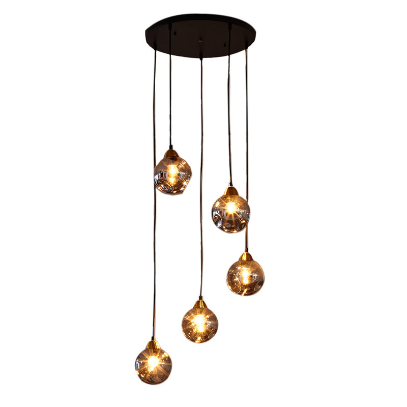 Rotan 5 - Light Cluster Pendant