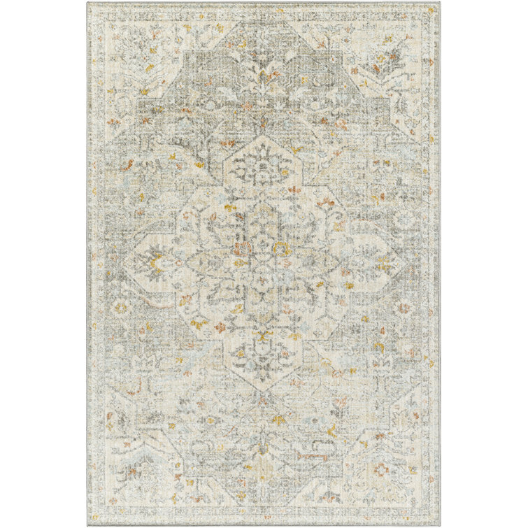 Lodon Traditional Gray Area Rug 9’2”x12”