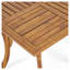 Outdoor Acacia Wood Square Dining Table - 31.50"L X 31.50"W X 30.00"H - Natural Brown