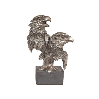Figurine tête d'aigle en polyrésine