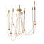 108" Long Castiliolite Trapeze 8 Light Chandelier