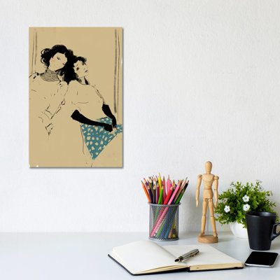 Subway Sketch by Anikó Salamon - Wrapped Canvas Print
